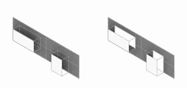 Example of wall with openings : correct input (left) and incorrect input (right)