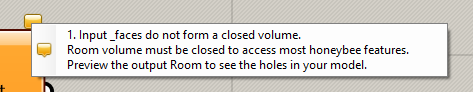 Error message in case the input volume for the HB model is not closed