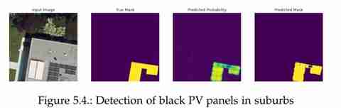 Detection of black PV panels in suburbs