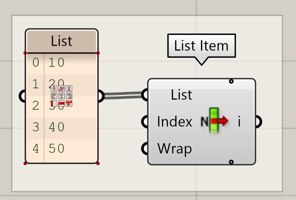 Insert parameter to select items separately