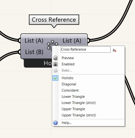 Change the method of the cross reference