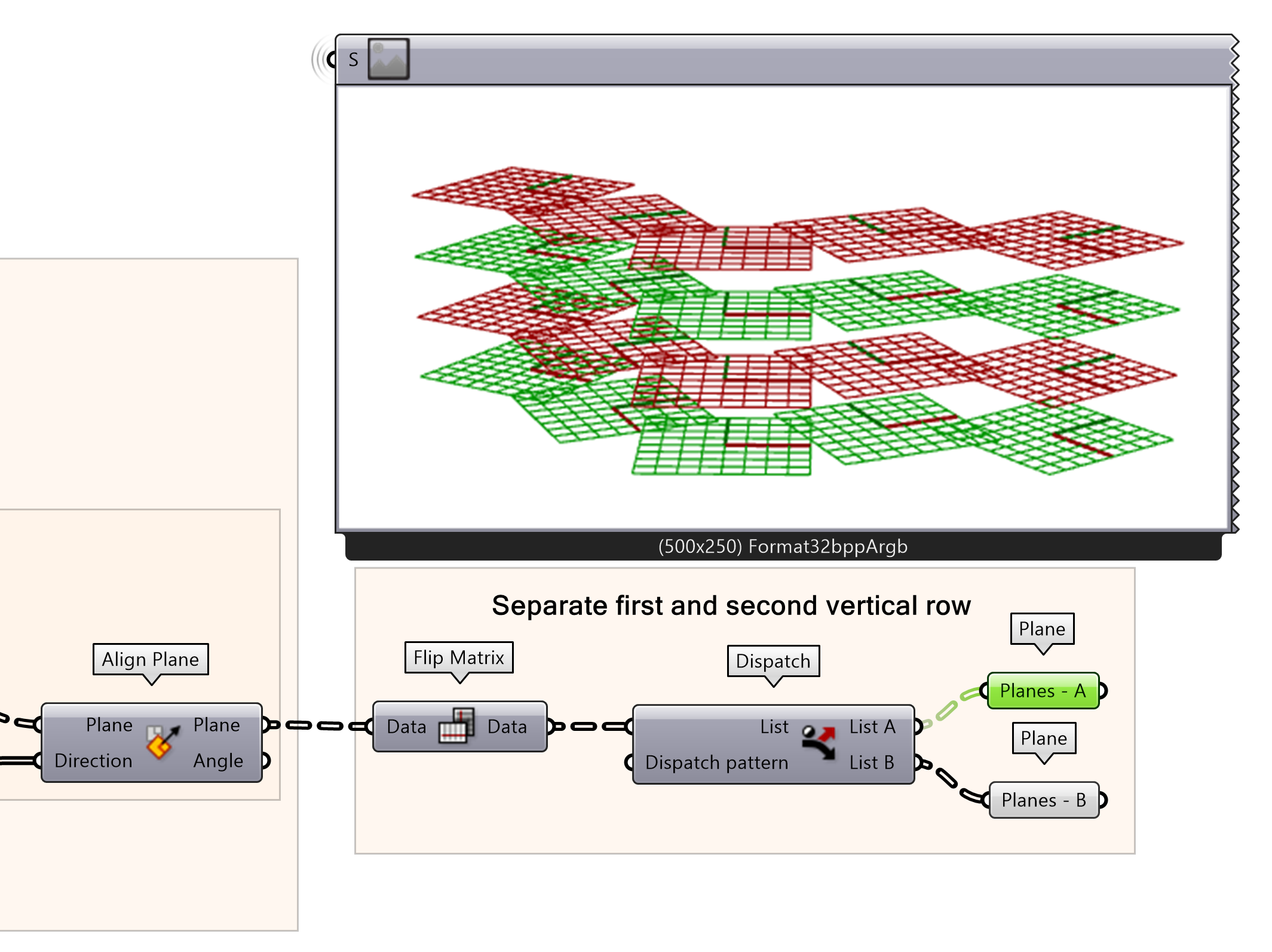 Flip the matrix and dispatch the data