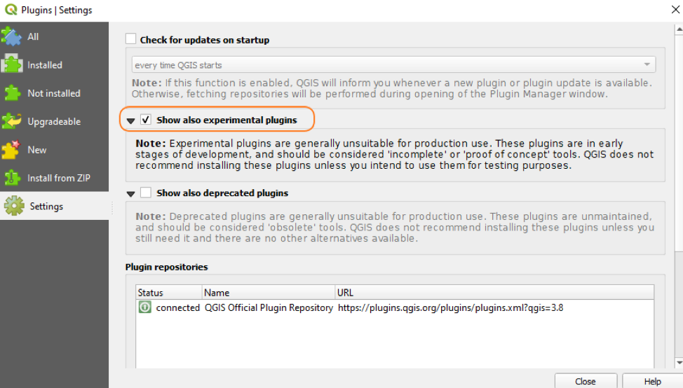 Can't find plugin in search results? Enable experimental plugins