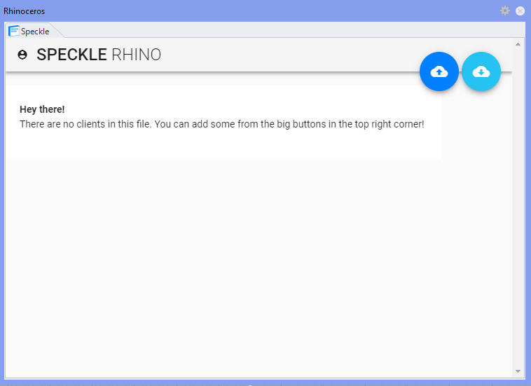 You can now start using Speckle in Rhino