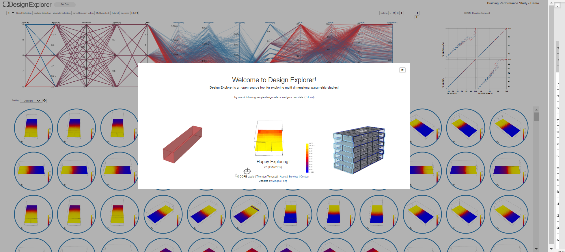 Design Explorer website