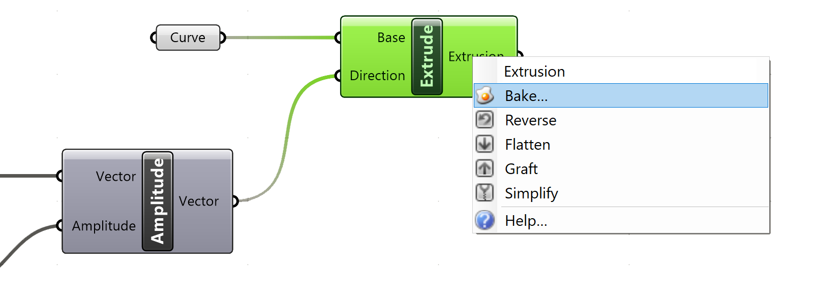 Bake your model to Rhino