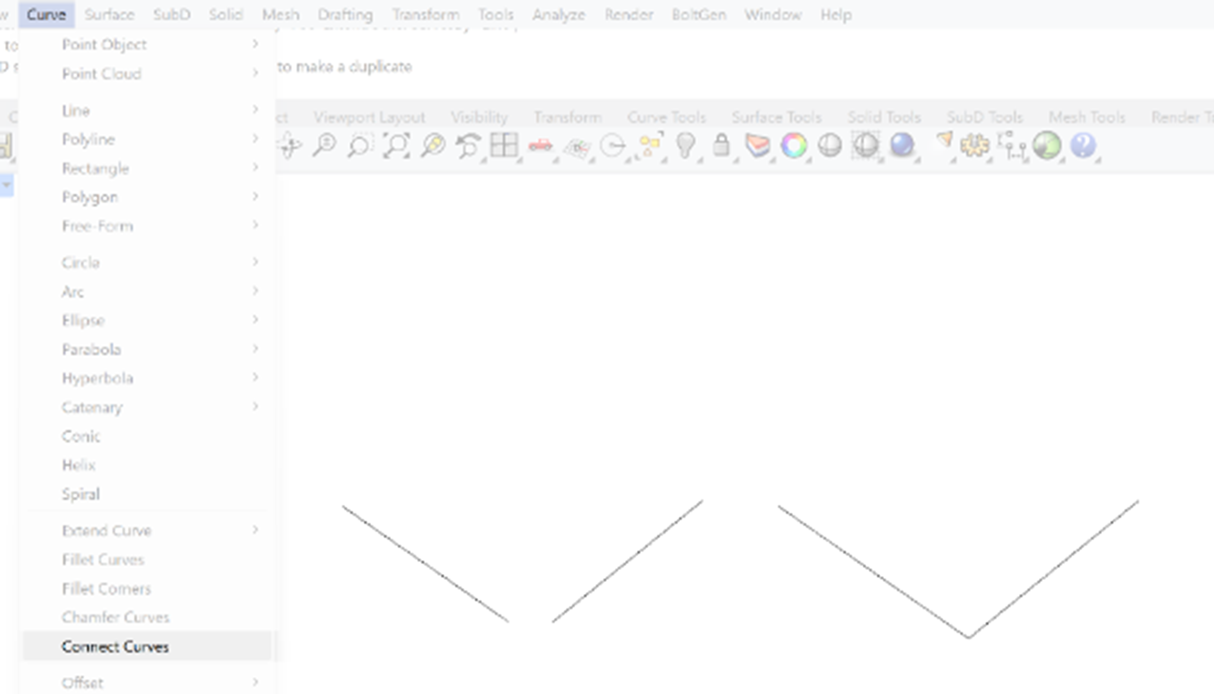 Connect curves