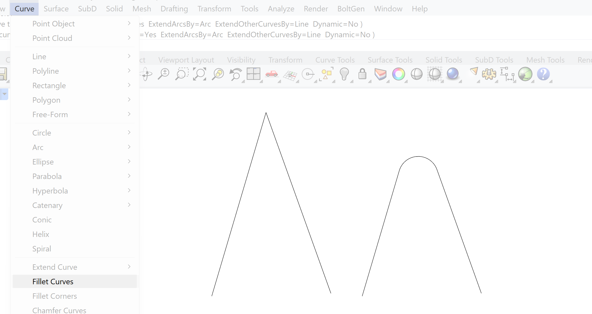 Fillet Curve