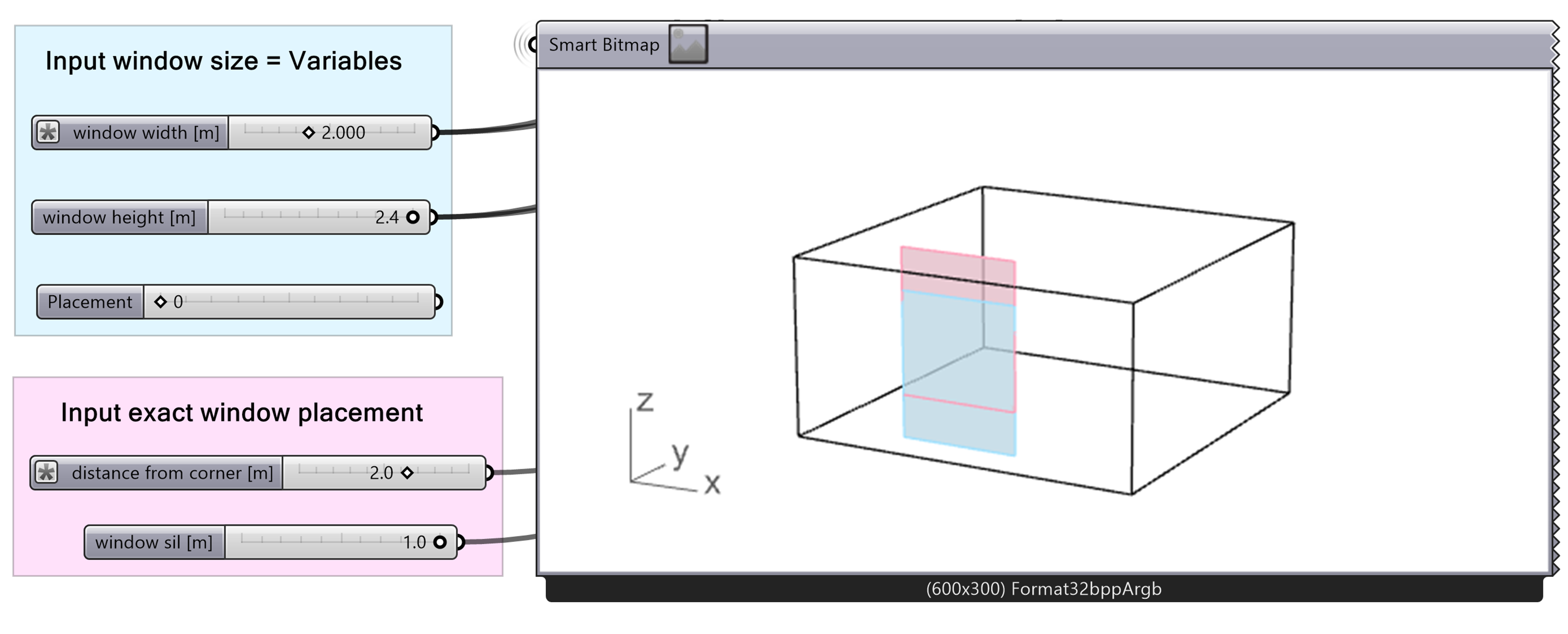 Increase the window height