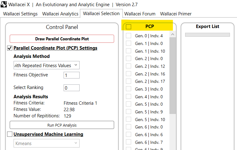 Solutions list repeated fitness values 