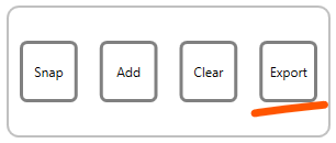 Click on ‘Export’ in the primary buttons on the Control Panel