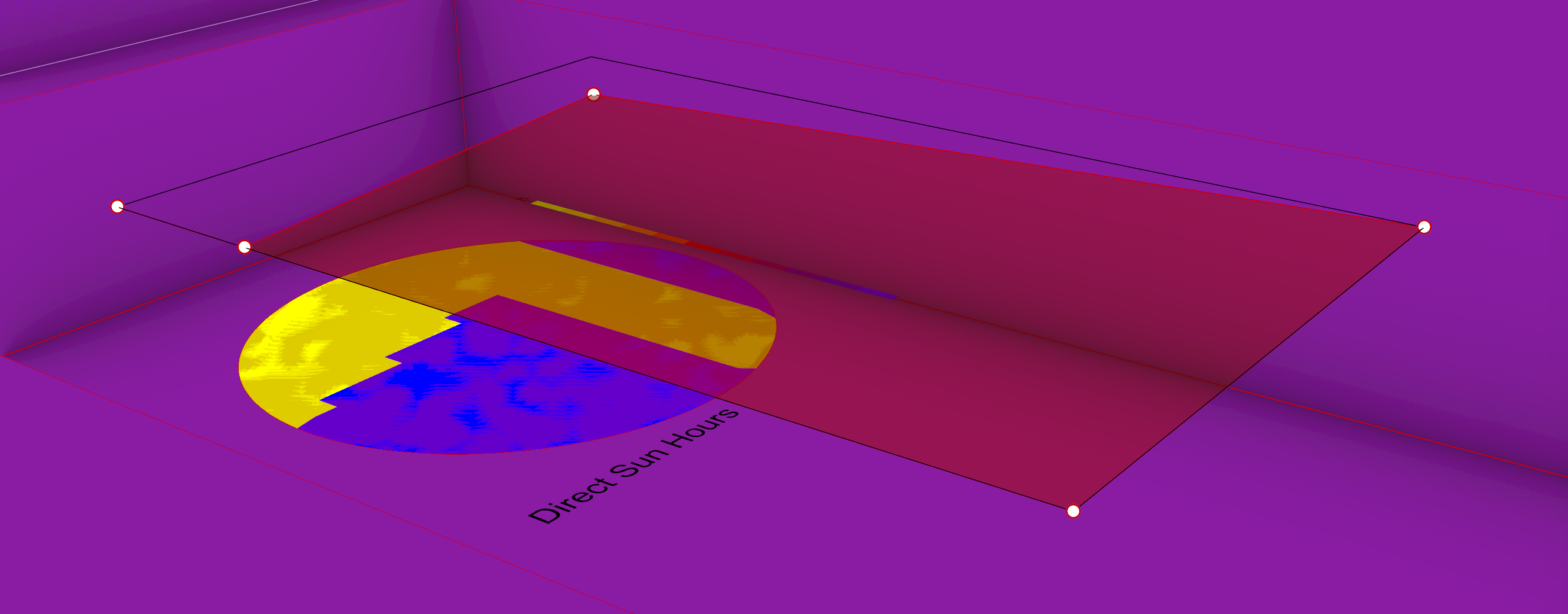 The resulting roof shape will be displayed along with the gradient graph