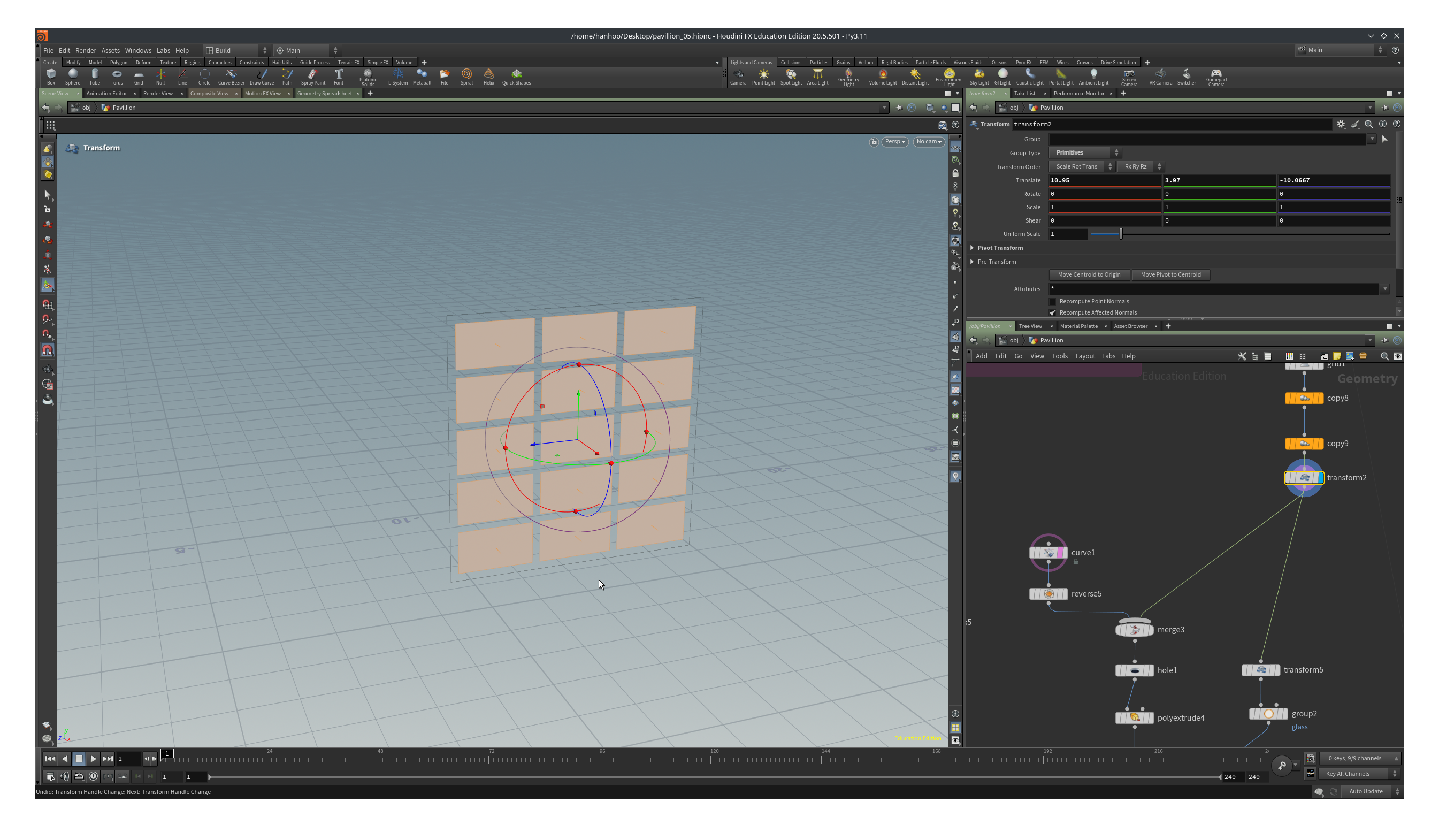 AR0916 rectangle centered within curve