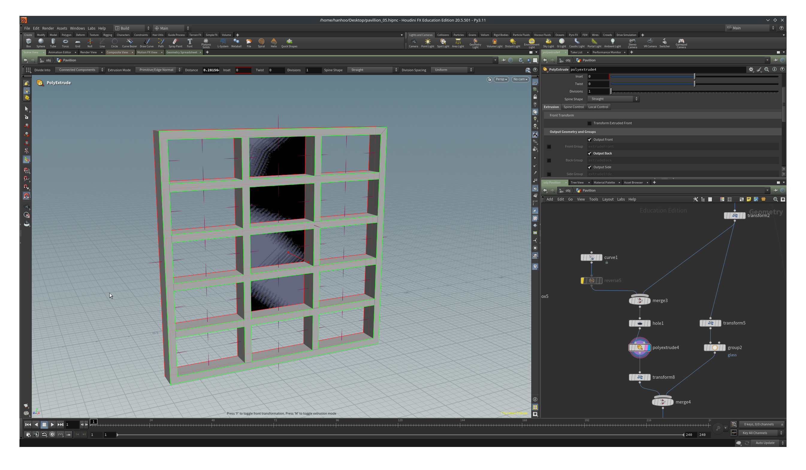 AR0916 Artefacts from extrusion