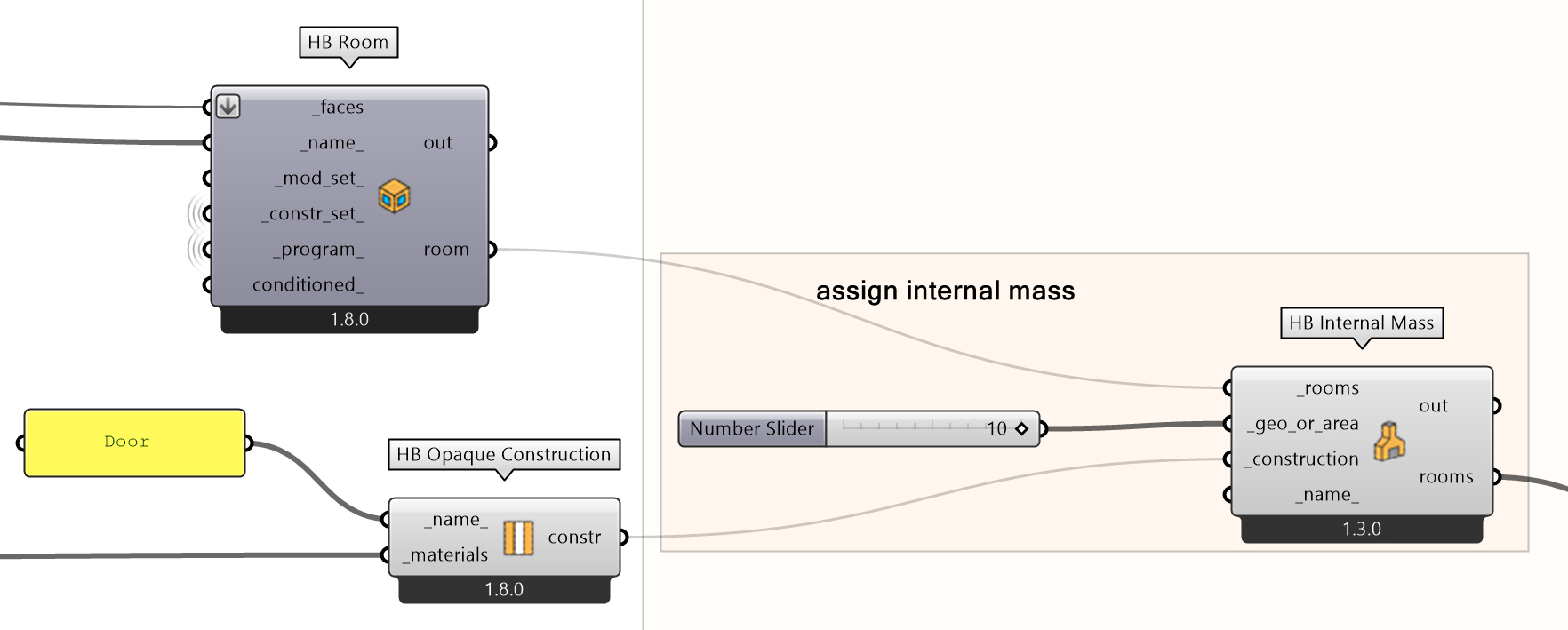 Assign the Internal Mass