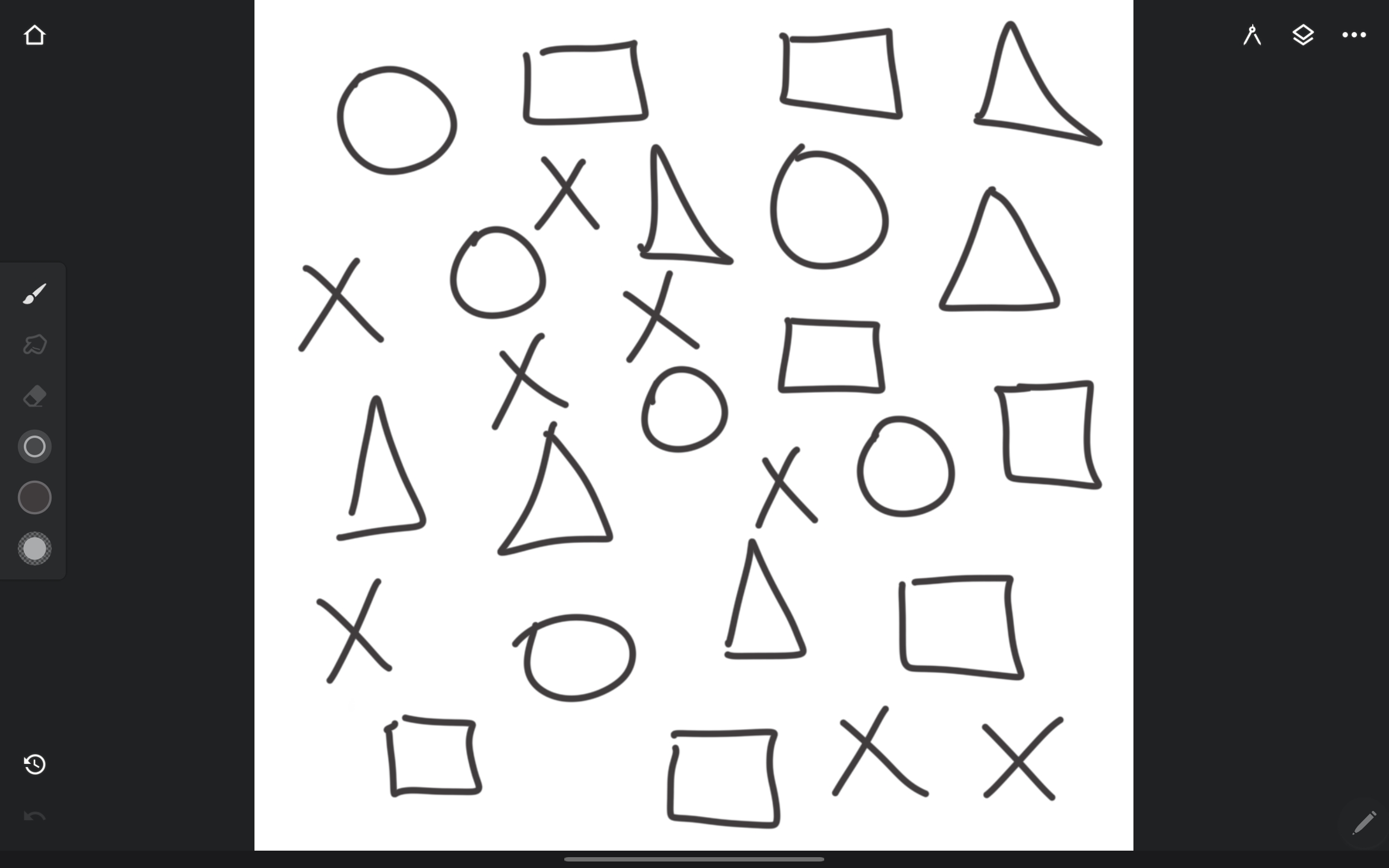 The basic shapes provided in the dataset